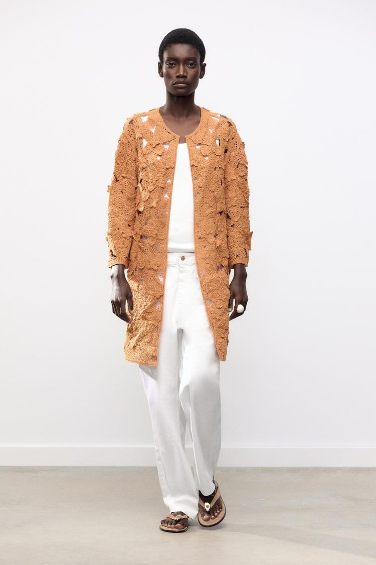 MACRAMÉ OPEN COAT
