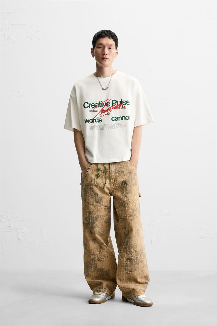 TEXT PRINT T-SHIRT