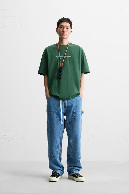 PRINTED TEXT T-SHIRT