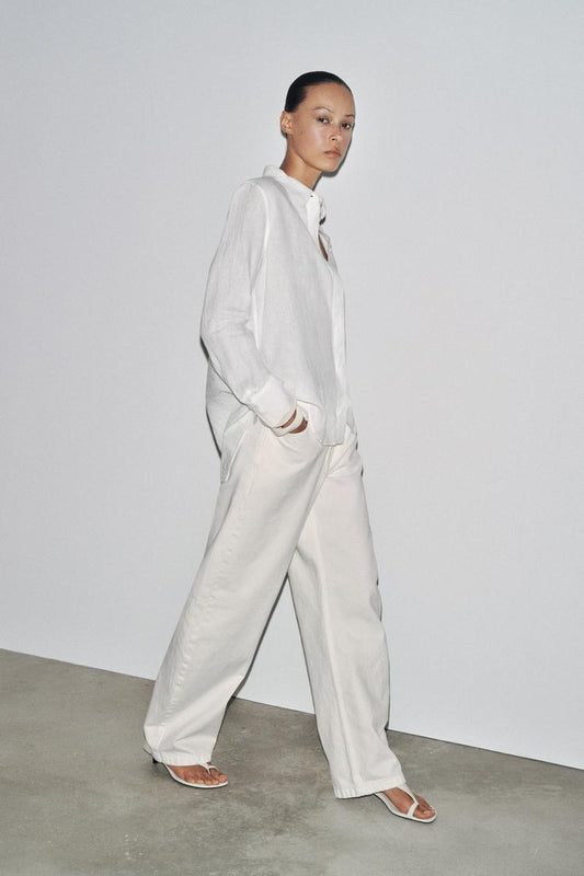 MID WAIST BARREL JEANS ZW COLLECTION