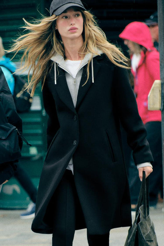 HOODED COMBINATION COAT